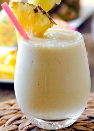 Ananas-mandel milkshake