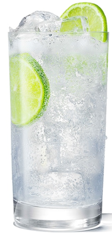 Vodka-Lime og -Soda