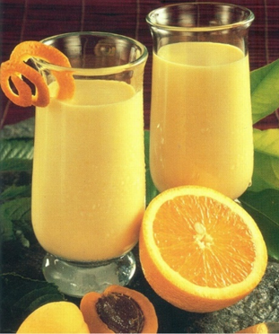 Abrikos appelsin drink